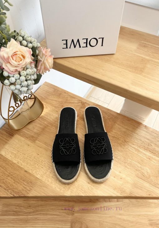 ~LOEWE purchasing grade 2024 early spring new slippers fisherman shoes, comfortable, lightwemfyd4grp - Image 2