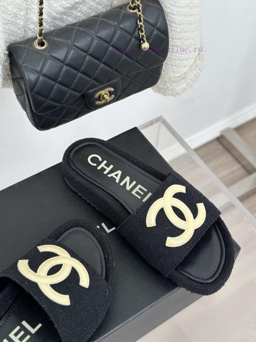 Chanel | Chanel 23p New Product Large Pair C Lazy SlippersIn summer, it is necessary for evej91gg1h0 - Image 6