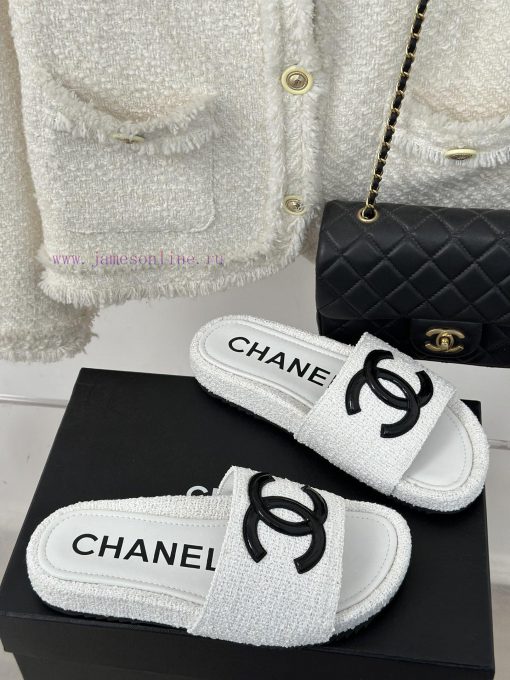 Chanel | Chanel 23p New Product Large Pair C Lazy SlippersIn summer, it is necessary for eve2ghnhn3d - Image 4