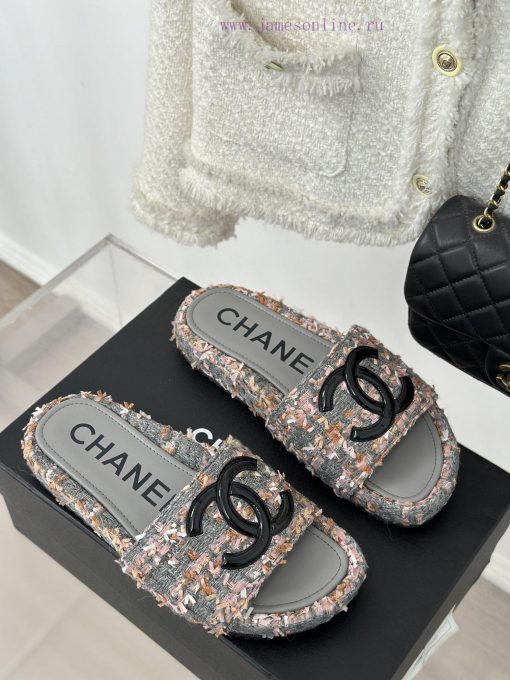 Chanel | Chanel 23p New Product Large Pair C Lazy SlippersIn summer, it is necessary for evet9ilmvud - Image 4