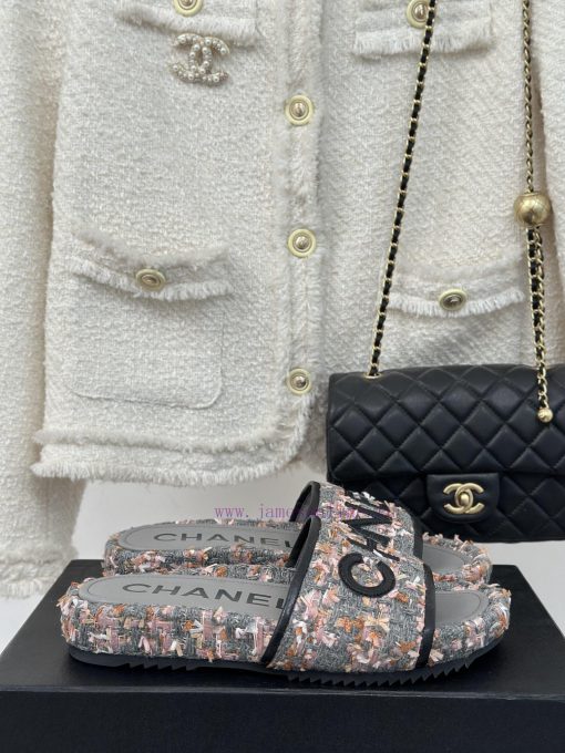 Chanel | Chanel 23p New Large Letter Lazy SlippersIn summer, it is necessary for everyone to3m1kk0dy - Image 2