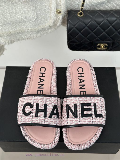 Chanel | Chanel 23p New Large Letter Lazy SlippersIn summer, it is necessary for everyone tocn246njh - Image 5