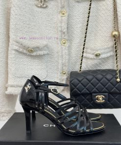 Chanel | Chanel 24C New Product ClassicDouble C high-heeled sandals seriesThe shoe upper is gu4zpqub