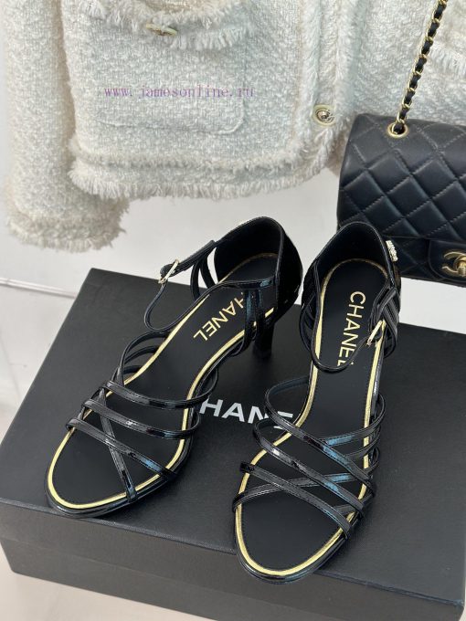 Chanel | Chanel 24C New Product ClassicDouble C high-heeled sandals seriesThe shoe upper is gu4zpqub - Image 3