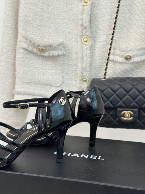 Chanel | Chanel 24C New Product ClassicDouble C high-heeled sandals seriesThe shoe upper is gu4zpqub - Image 7
