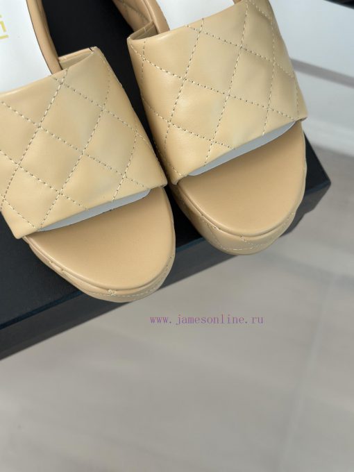 Chanel | Chanel 23c New ProductLingge thick soled sponge sandals and slippersA must-have coo0aa7v6zj - Image 8