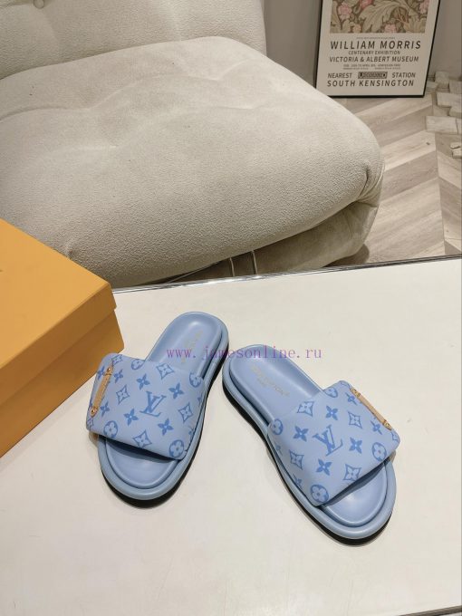 LV couple's flagship denim slippers are now available in hard goodsA high-end purchasing procpjnsqgy - Image 7