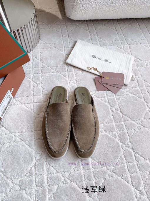 Loro Pian * LP's timeless classic men's half slippers are simple, fashionable, and have a su2emcx1pd