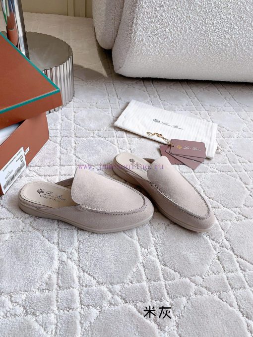 Loro Pian * LP's timeless classic men's half slippers are simple, fashionable, and have a su2l1vtm27 - Image 3