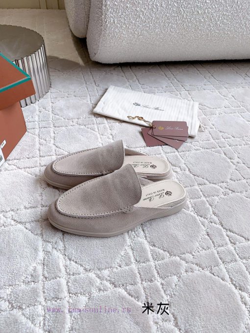 Loro Pian * LP's timeless classic men's half slippers are simple, fashionable, and have a su2l1vtm27 - Image 4