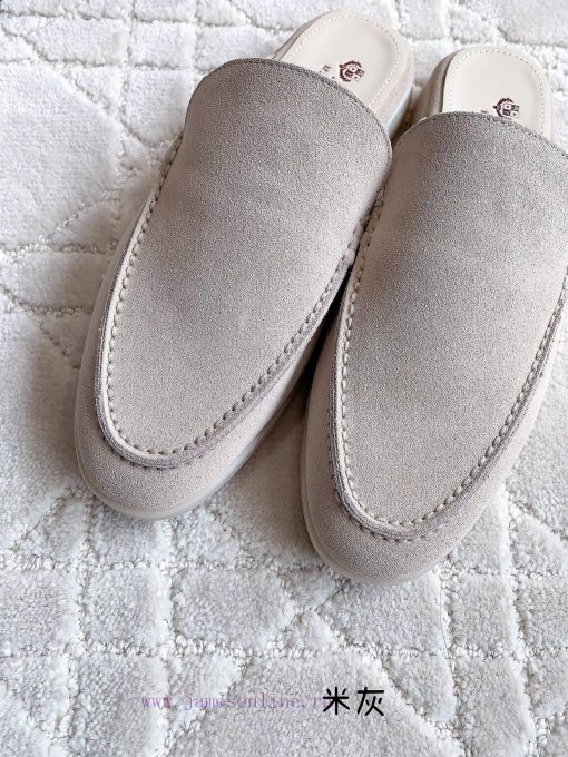 Loro Pian * LP's timeless classic men's half slippers are simple, fashionable, and have a su2l1vtm27 - Image 5