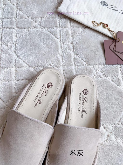 Loro Pian * LP's timeless classic men's half slippers are simple, fashionable, and have a su2l1vtm27 - Image 6
