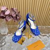 New LV Donkey Brand 2024 Early Spring New Top Original Developed Vintage Art High Heel Sanda582gn0hr