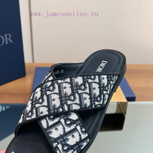 Dior Alia's new men's sandals for 2024 are a leisurely and exquisite work. The latest Obliqui8k0597j - Image 9