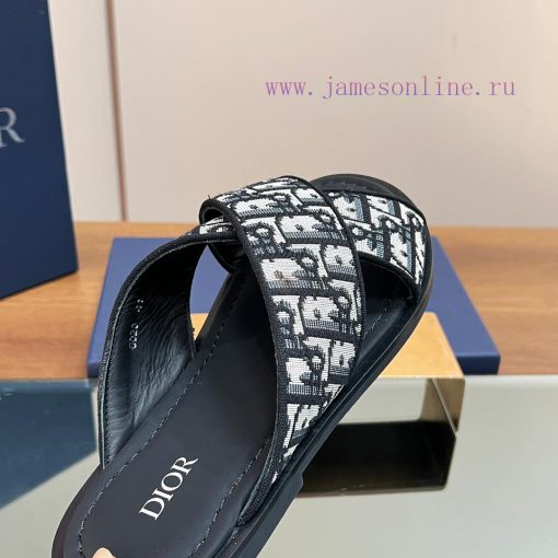 Dior Alia's new men's sandals for 2024 are a leisurely and exquisite work. The latest Obliqui8k0597j - Image 10