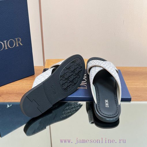 Dior Alia's new men's sandals for 2024 are a leisurely and exquisite work. The latest Obliqukvv14s5y - Image 6