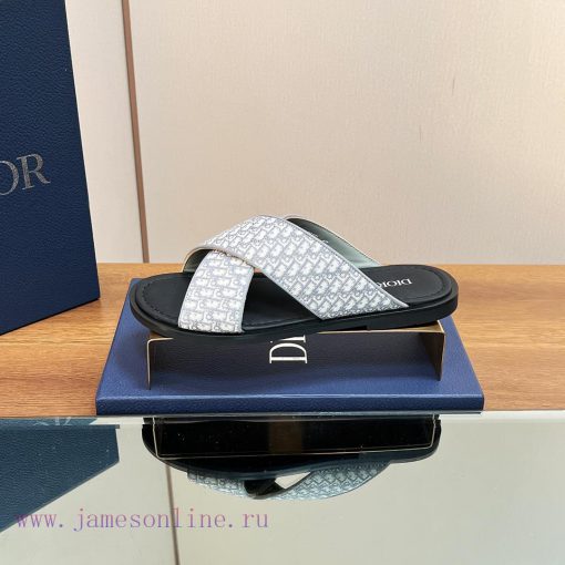 Dior Alia's new men's sandals for 2024 are a leisurely and exquisite work. The latest Obliqukvv14s5y - Image 7