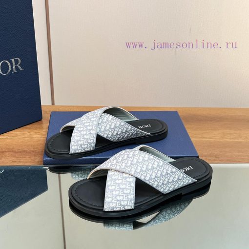 Dior Alia's new men's sandals for 2024 are a leisurely and exquisite work. The latest Obliqukvv14s5y - Image 9