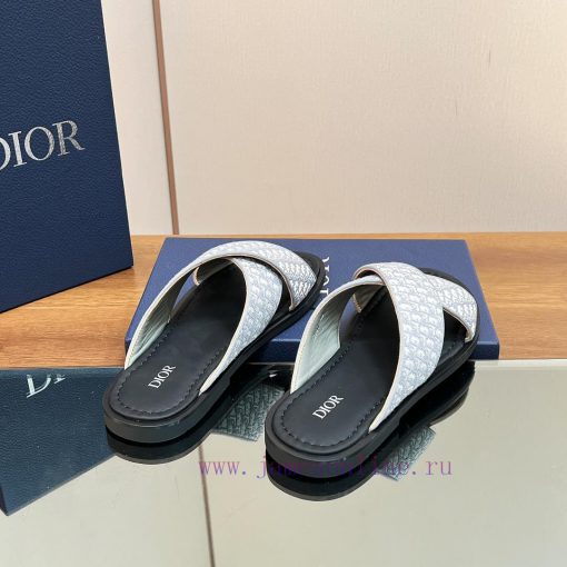 Dior Alia's new men's sandals for 2024 are a leisurely and exquisite work. The latest Obliqukvv14s5y - Image 10