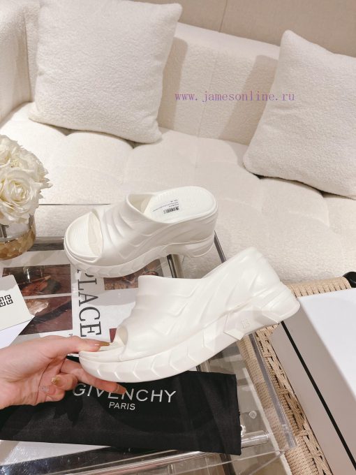 Given * hy Givenchy 23vs Spring/Summer Hot Products Slope Heel Thick Bottom Cool Trawl Red H81uun56g - Image 3