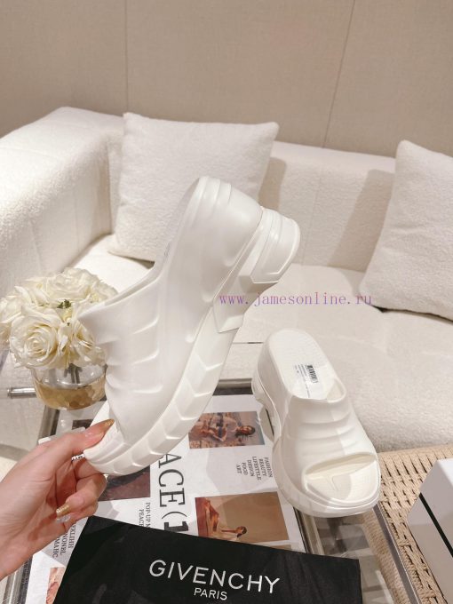Given * hy Givenchy 23vs Spring/Summer Hot Products Slope Heel Thick Bottom Cool Trawl Red H81uun56g - Image 4