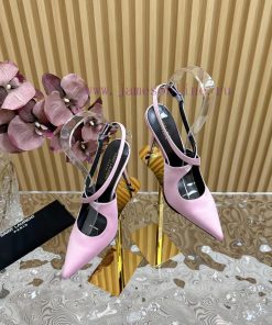 Top YSL - Saint Laurent Paris runway updates with pointed cross strap heel design that looksjpqea1x2