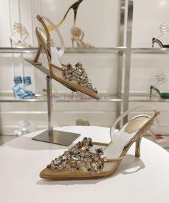 Top versionR ᴇɴᴇ C ᴀᴏᴠɪʟᴀ | 2024s 𝐒 Heavy Industry RC Crystal Gemstone Lace Wedding Shoes Se8exe3jgl