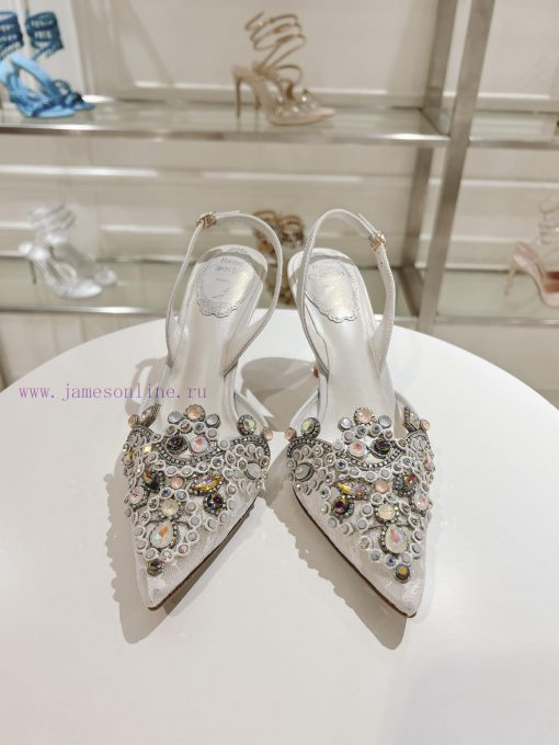 Top versionR ᴇɴᴇ C ᴀᴏᴠɪʟᴀ | 2024s 𝐒 Heavy Industry RC Crystal Gemstone Lace Wedding Shoes Se5zaqdkpb - Image 7