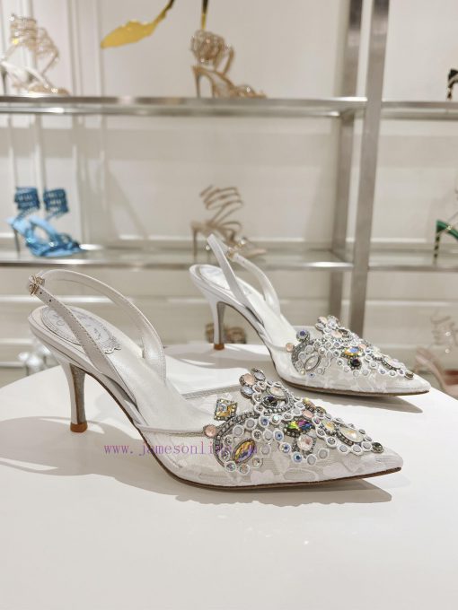 Top versionR ᴇɴᴇ C ᴀᴏᴠɪʟᴀ | 2024s 𝐒 Heavy Industry RC Crystal Gemstone Lace Wedding Shoes Se5zaqdkpb - Image 9