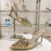 Top versionR ᴇɴᴇ C ᴀᴏᴠɪʟᴀ | 2024s 𝐒 Heavy Industry RC Crystal Gemstone Lace Wedding Shoes Setn54of4t