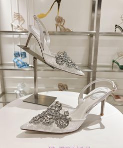 Top versionR ᴇɴᴇ C ᴀᴏᴠɪʟᴀ | 2024s 𝐒 Heavy Industry RC Crystal Gemstone Lace Wedding Shoes Sezfm7pna4