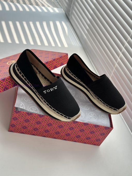 Black Flyknit Splicing SheepTBTORY BURCH T MONOGRAM Fisherman's Shoes Women's Shoes 82839 Fawkjflaal - Image 7