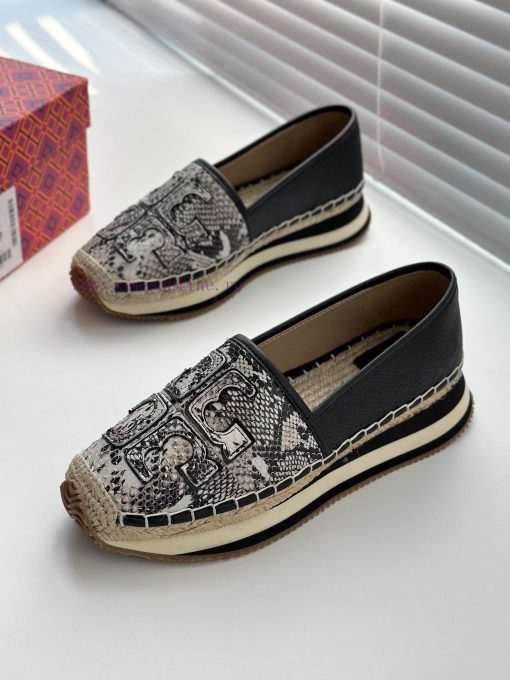 Snake patterned cowhide and sheepskinTBTORY BURCH T MONOGRAM Fisherman's Shoes Women's Shoesscmldnru - Image 3