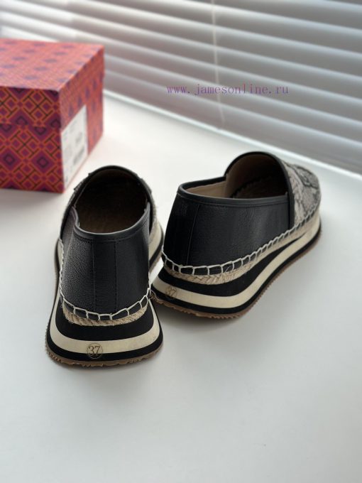 Snake patterned cowhide and sheepskinTBTORY BURCH T MONOGRAM Fisherman's Shoes Women's Shoesscmldnru - Image 6