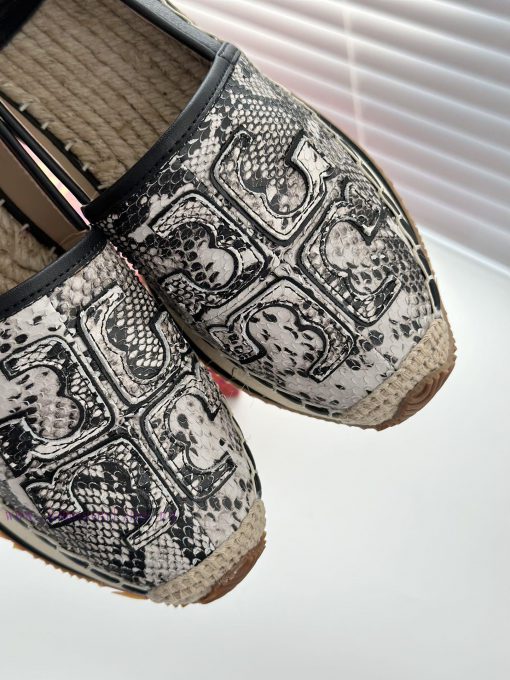 Snake patterned cowhide and sheepskinTBTORY BURCH T MONOGRAM Fisherman's Shoes Women's Shoesscmldnru - Image 7