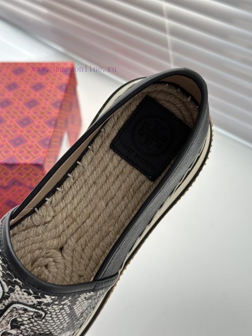 Snake patterned cowhide and sheepskinTBTORY BURCH T MONOGRAM Fisherman's Shoes Women's Shoesscmldnru - Image 10