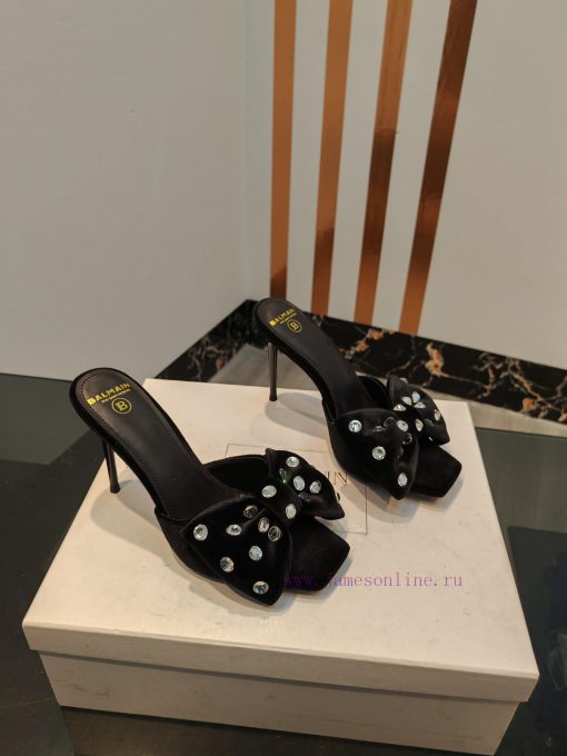 Out, 𝘽𝙖𝙡 * 𝙖𝙞𝙣 Balman 2024 Spring/Summer Fashion Show Original Korean Velvet Diamond High Hecgyw2y8z - Image 3