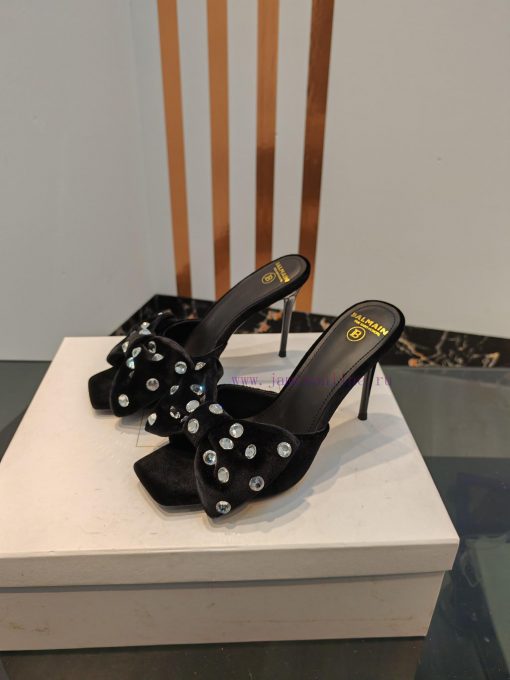 Out, 𝘽𝙖𝙡 * 𝙖𝙞𝙣 Balman 2024 Spring/Summer Fashion Show Original Korean Velvet Diamond High Hecgyw2y8z - Image 4