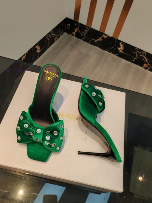 Out, 𝘽𝙖𝙡 * 𝙖𝙞𝙣 Balman 2024 Spring/Summer Fashion Show Original Korean Velvet Diamond High Hezvtq9ijq - Image 9