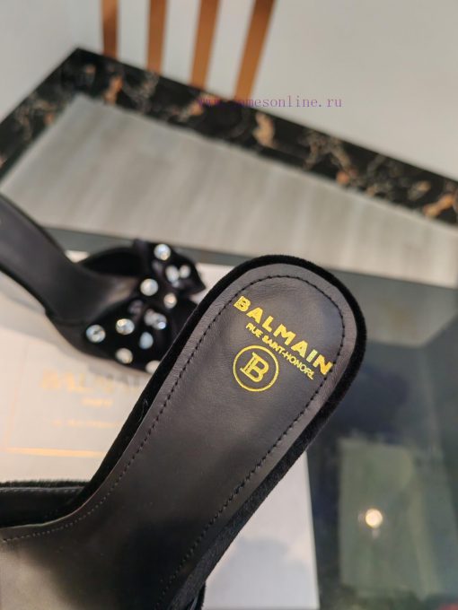 Out, 𝘽𝙖𝙡 * 𝙖𝙞𝙣 Balman 2024 Spring/Summer Fashion Show Original Korean Velvet Diamond High Hecgyw2y8z - Image 8