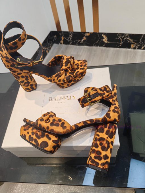 Out, Balmain 2024 Spring/Summer Fashion Show Original High Heel SandalsBrand Balmain 𝘽𝙖𝙡𝙢𝙖𝙞𝙣0f1k986y - Image 6
