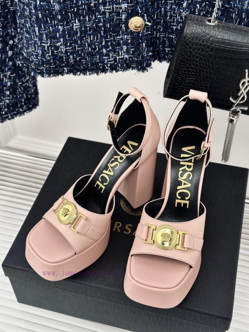 Versace | Versace 24S Spring/Summer New ProductHentian High Heels Waterproof Platform High Hhpdk3ig0 - Image 3