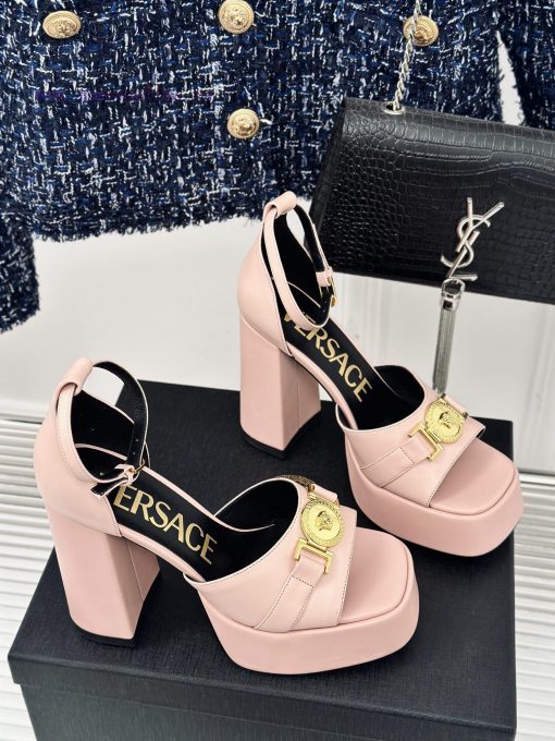 Versace | Versace 24S Spring/Summer New ProductHentian High Heels Waterproof Platform High Hhpdk3ig0 - Image 4
