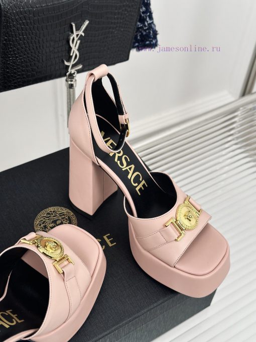 Versace | Versace 24S Spring/Summer New ProductHentian High Heels Waterproof Platform High Hhpdk3ig0 - Image 6