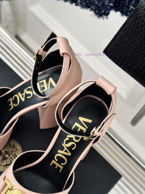 Versace | Versace 24S Spring/Summer New ProductHentian High Heels Waterproof Platform High Hhpdk3ig0 - Image 8