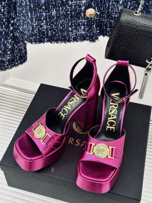 Versace | Versace 24S Spring/Summer New ProductHentian High Heels Waterproof Platform High Hik6uq8tn - Image 3