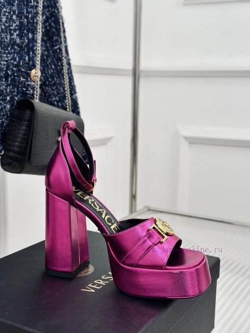 Versace | Versace 24S Spring/Summer New ProductHentian High Heels Waterproof Platform High Hik6uq8tn - Image 4