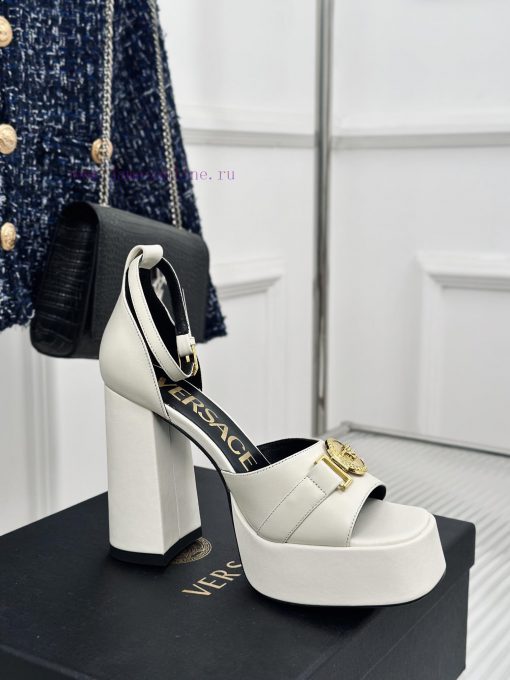 Versace | Versace 24S Spring/Summer New ProductHentian High Heels Waterproof Platform High Hlyhna620 - Image 6