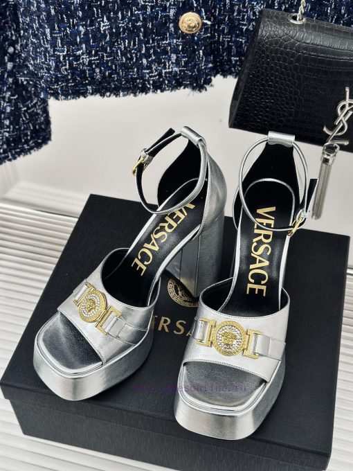 Versace | Versace 24S Spring/Summer New ProductHentian High Heels Waterproof Platform High Hiho80lq5 - Image 3