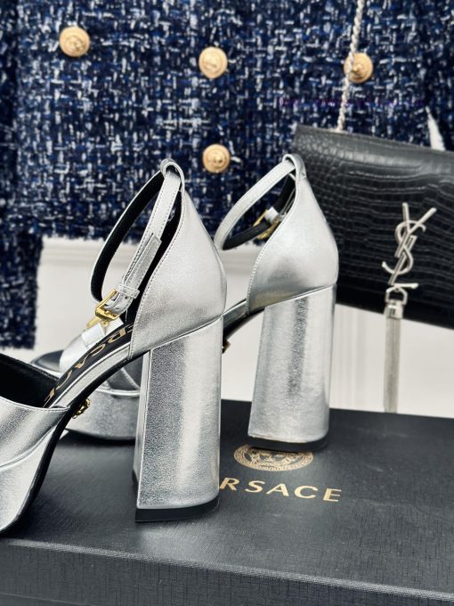 Versace | Versace 24S Spring/Summer New ProductHentian High Heels Waterproof Platform High Hiho80lq5 - Image 9